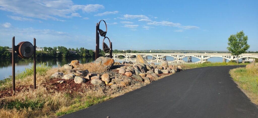 repaved River's Edge Trail